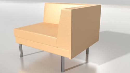 Armchair- double sided- different legs preview image